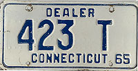 1965 Dealer Temporary
