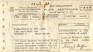 1969 Registration